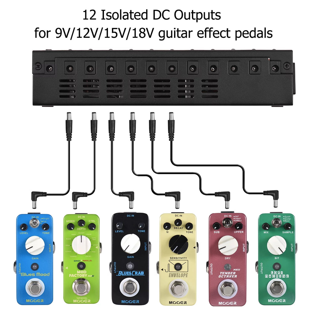 12 Isolated DC Outputs Guitar Effect Power Supply C50710