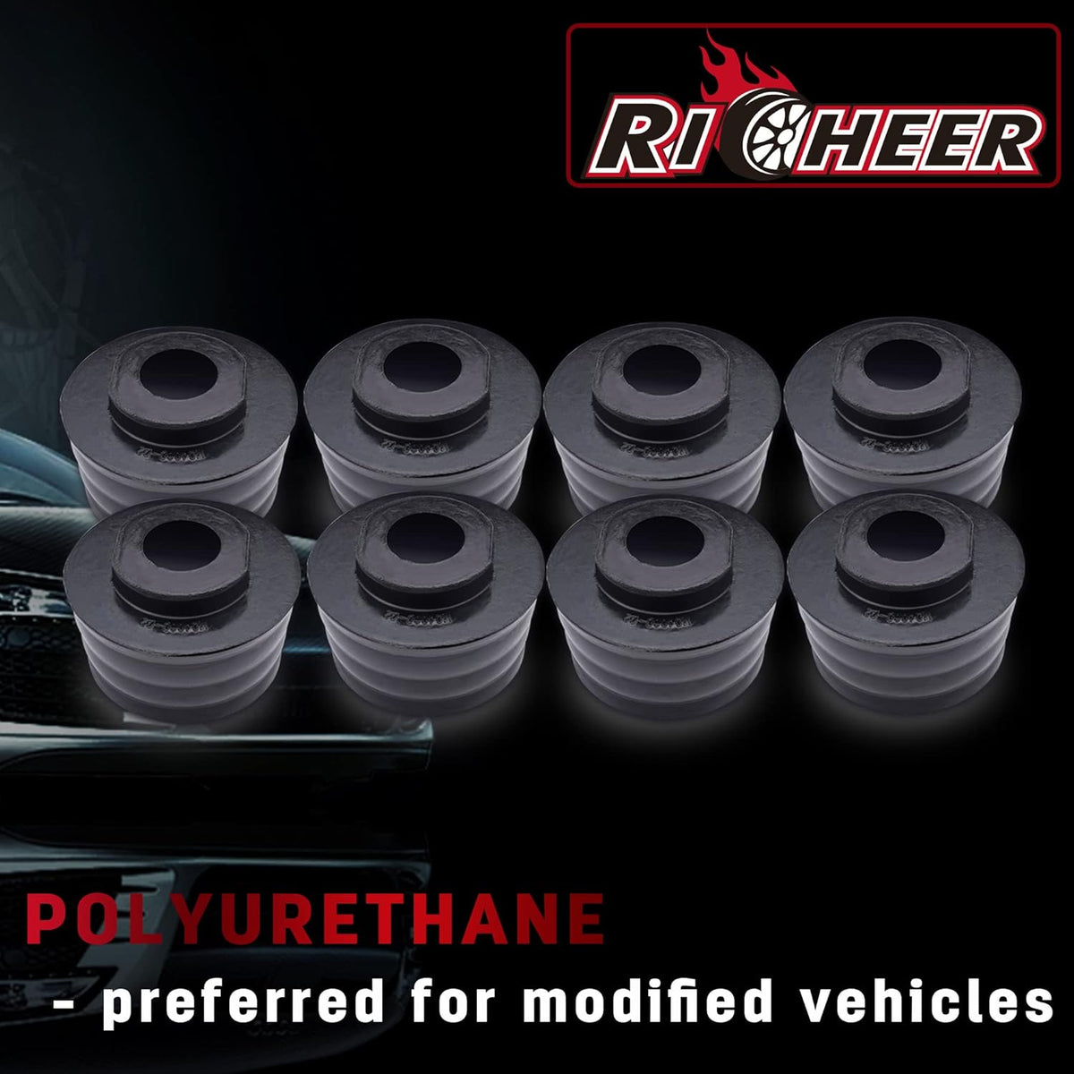 18pcs Polyurethane Body Mount Bushing Kit V79068
