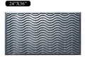 100% Rubber Clean Step Scraper Doormat N91271