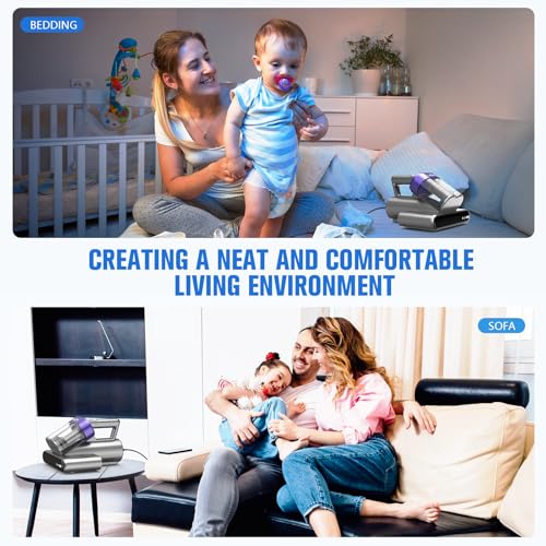 Mattress Vacuum Cleaner with UV-C Light, 16Kpa, 140°F Heat, Corded Z50069