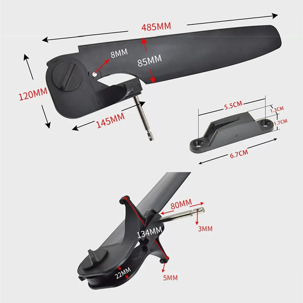 Kayak Rudder Foot Control Steering System 80mm U69506