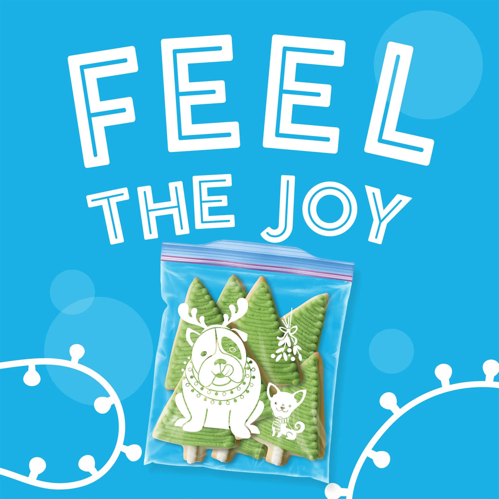 Holiday Freezer Quart Bags, 19 CT C325