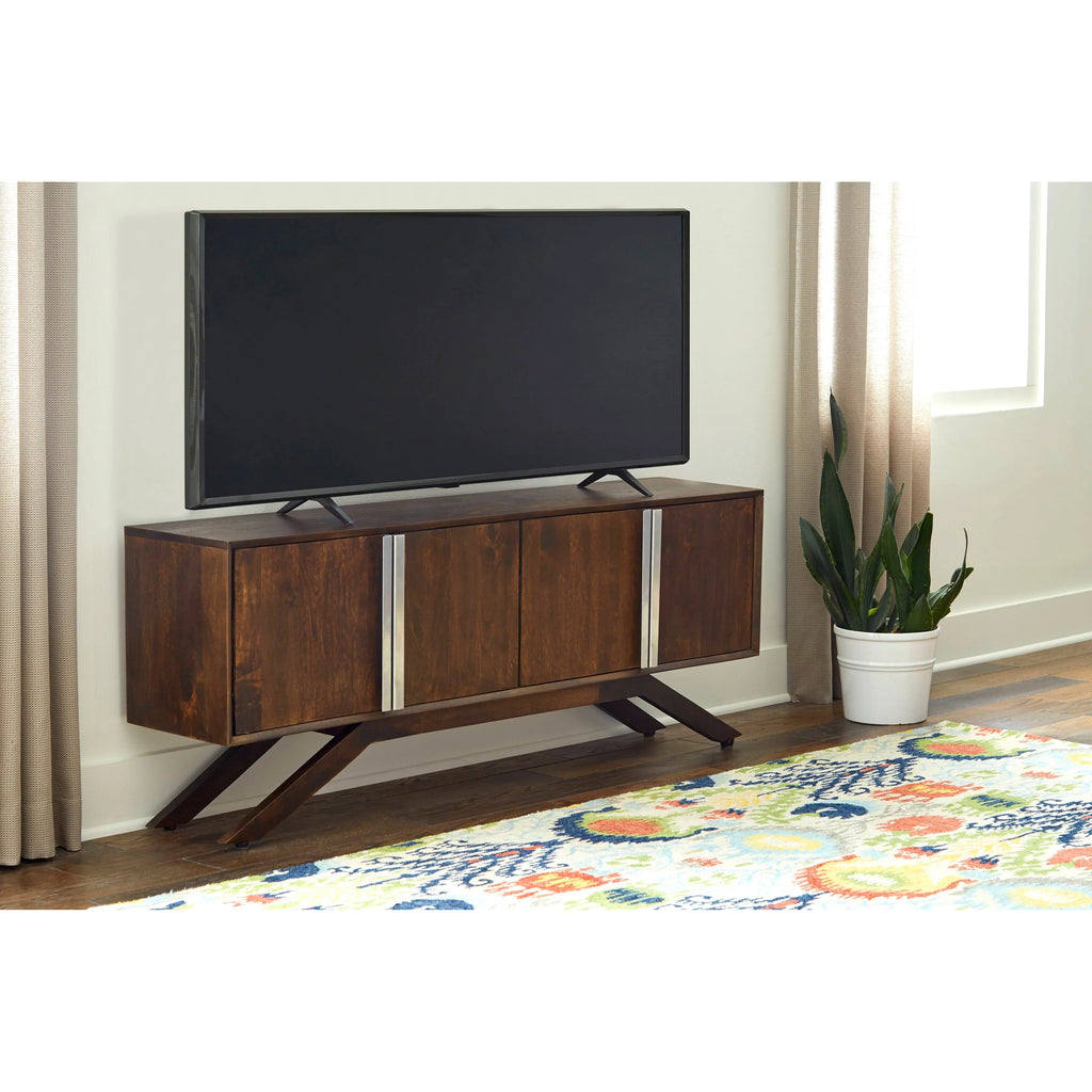 59" Wide Solid Wood Walnut TV Stand W285