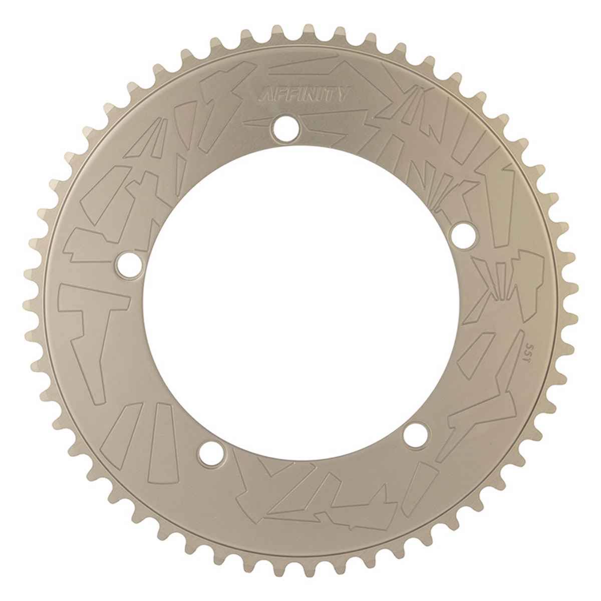 144mm 55T Hard Anodized Gray Track Chainring U87414