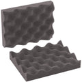 Charcoal Convoluted Foam Sets, 48 Sets/Case Y47667