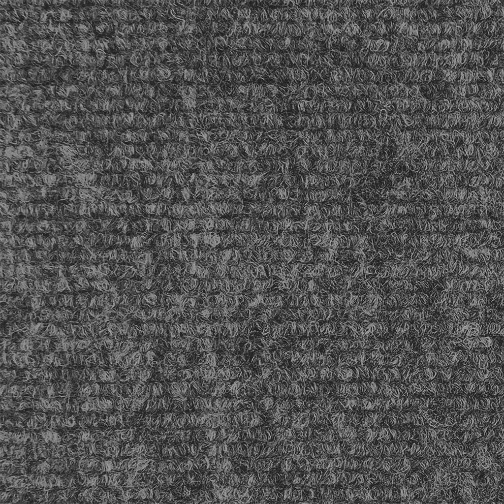 Gray 6 Feet x 15 Feet Indoor Outdoor Carpet with Rubber Backing T9364