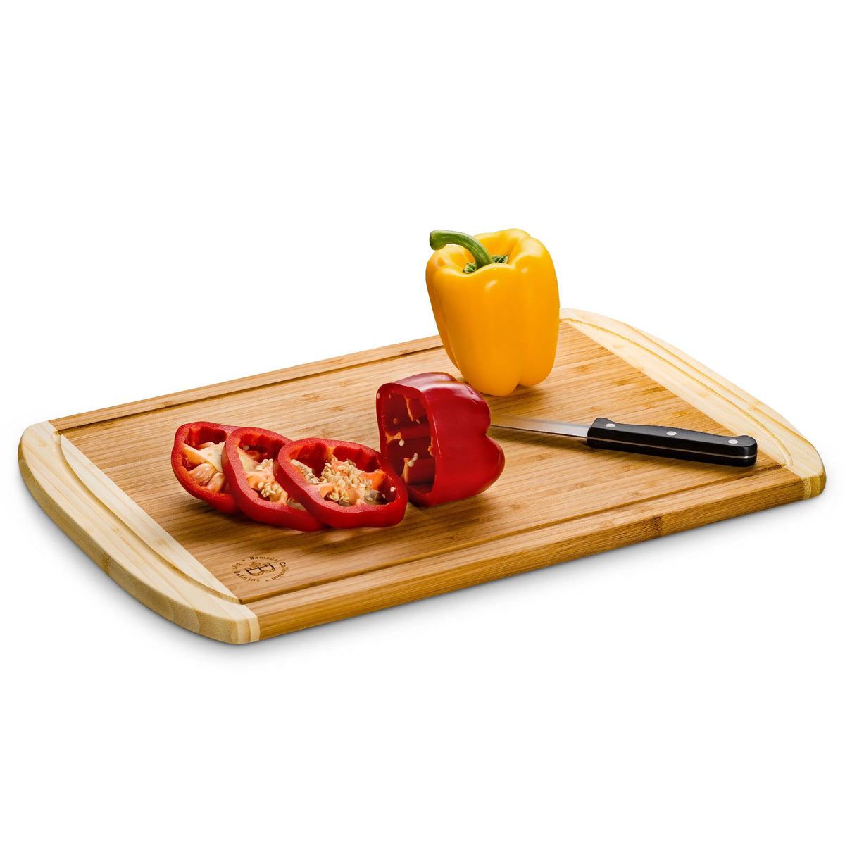Extra Large Bamboo Cutting Board with Juice Grooves B3370