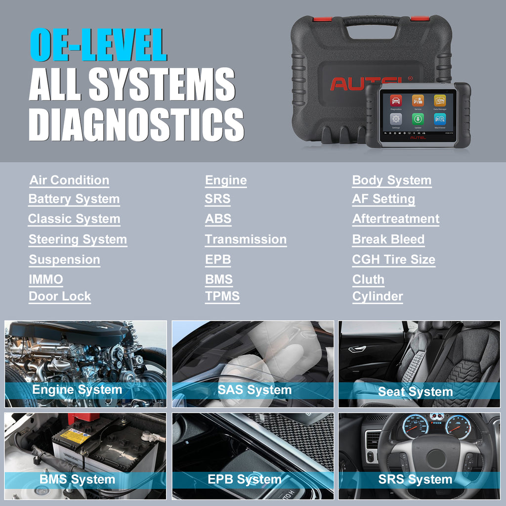 Autel MaxiCOM MK808Z Bi-Directional Full System Diagnostic Tablet U686737