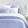 French Blue Linen Duvet Cover Twin T739