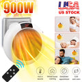 900W Plug in Electric Heater Fan with Remote Timer Q36380