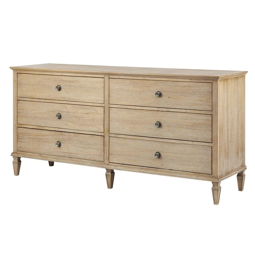 6-Drawer Rustic Dresser E532452