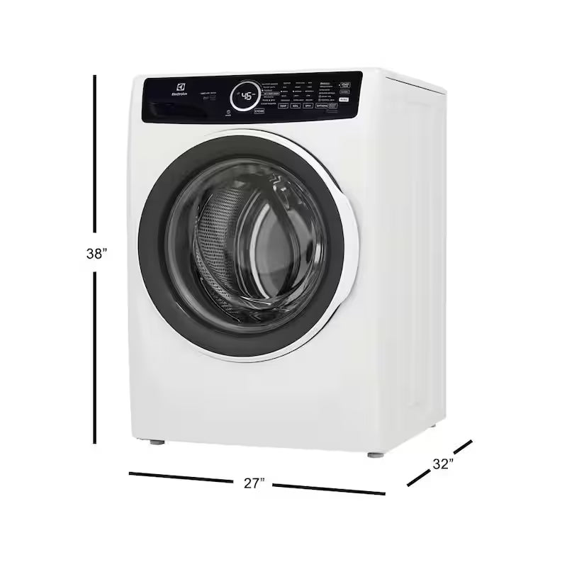 27 in. 4.5 cu. ft. Front Load Washer with Fast Wash in White J868