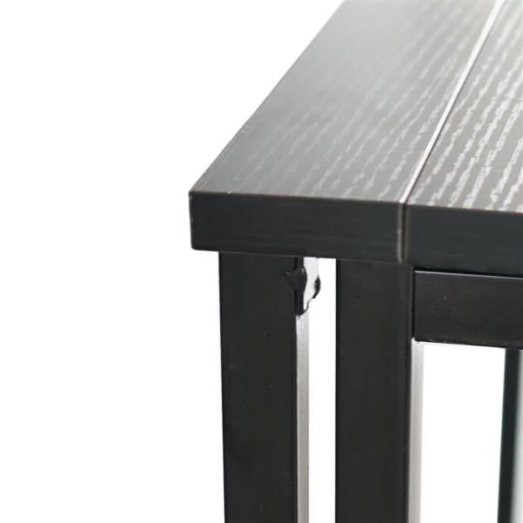 Black Collapsible Computer Desk J572