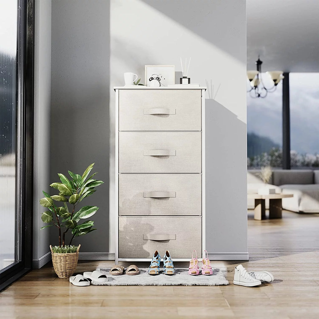 Fabric 4 Drawer Dresser N306