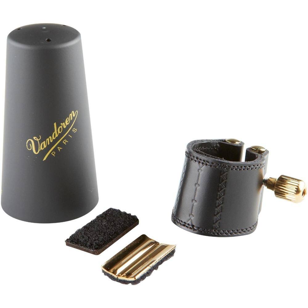 Tenor Saxophone Leather Ligature with Plastic Cap A875