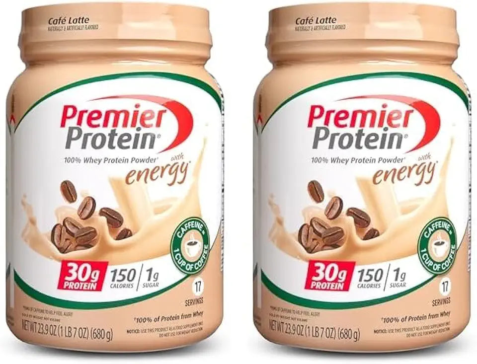 Cafe Latte Whey Protein Powder 23.9 Ounce Pack of 2 N834874