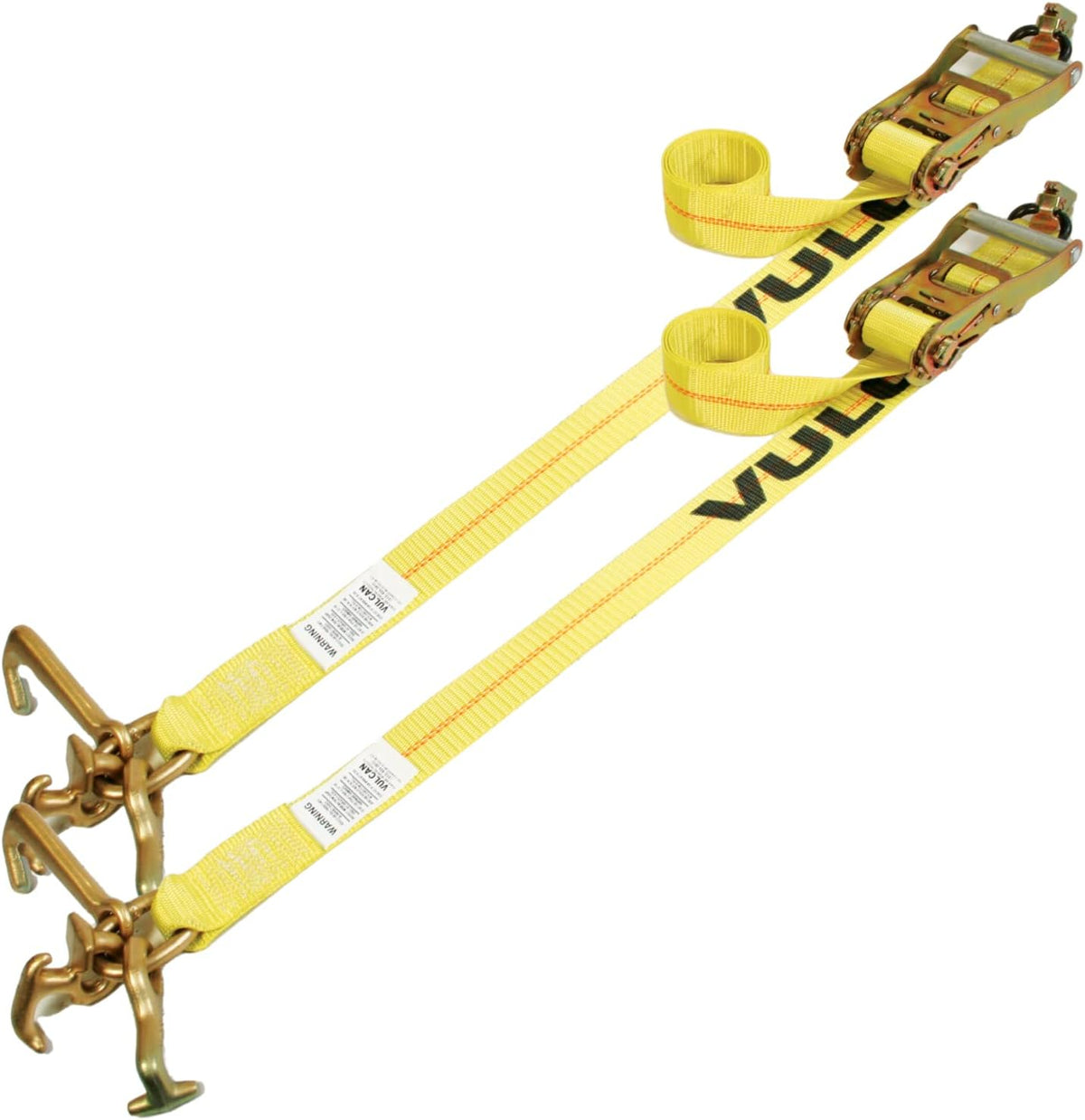 96 Inch 2 Pack Car Tie Down with Universal Frame Hook Cluster S968