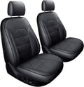 2 Pc Black Front Seat Covers G97295