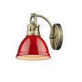 Aged Brass Armed Sconce O5419