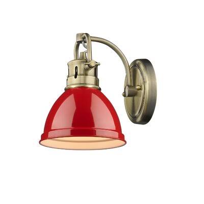 Aged Brass Armed Sconce O5419