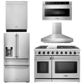 48 Gas Range, Range Hood, Dishwasher, Refrigerator, Microwave U715