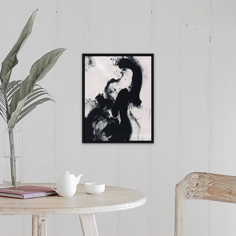 Black Float Frame Canvas Art P338