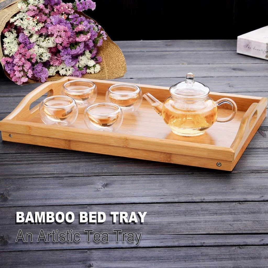 Bamboo Bed Tray with Folding Legs X582