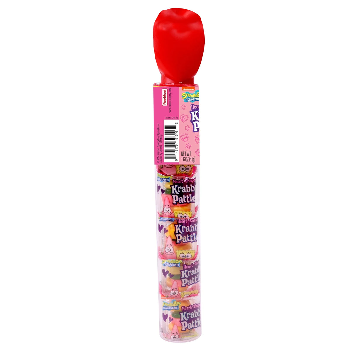 1.6oz Fruit Flavored Gummy Krabby Patties H175376