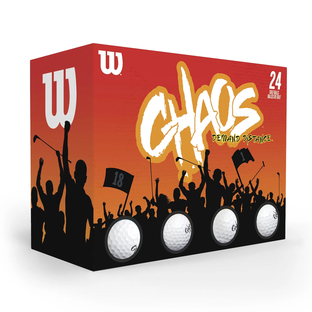White 24-Pack Golf Balls X596