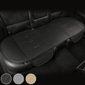 Beige PU Leather Rear Seat Cover D9864
