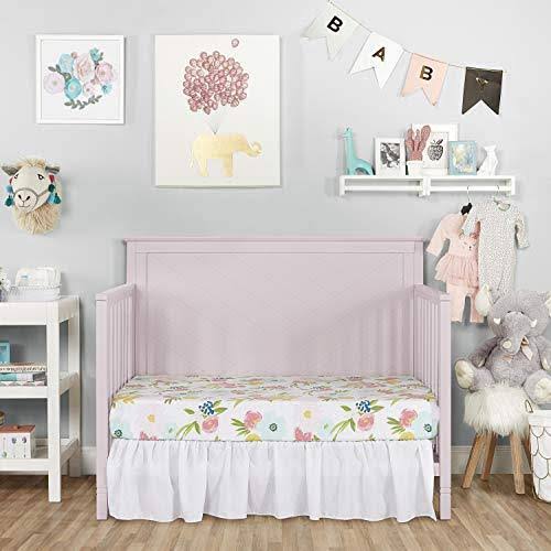 Blush Pink 5 in 1 Convertible Crib A481598