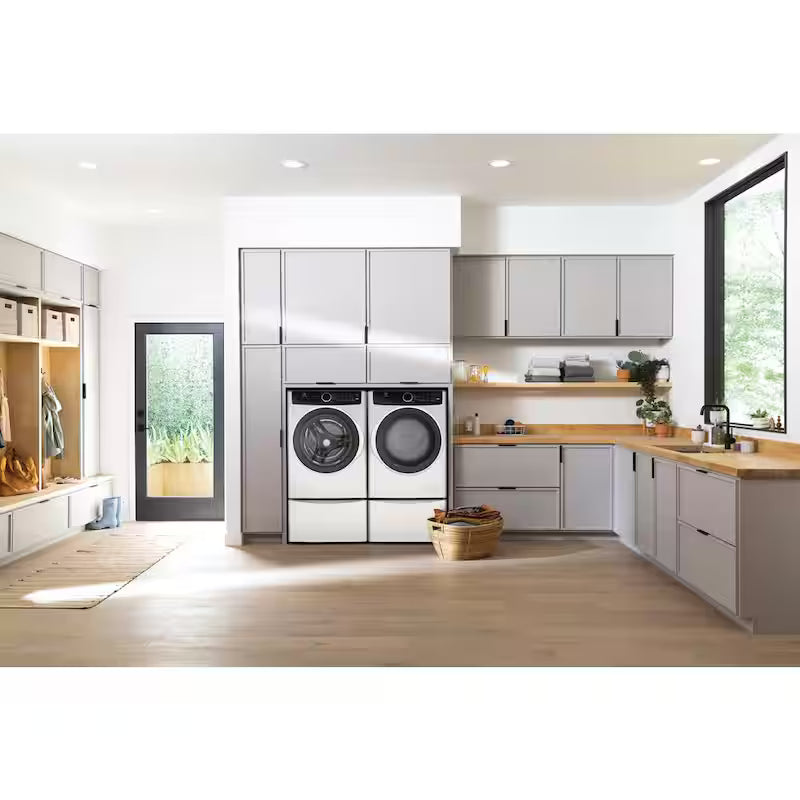 27 in. 4.5 cu. ft. Front Load Washer with Fast Wash in White J868