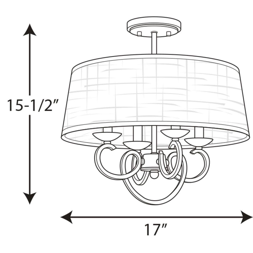 Semi-Flush Convertible Light H984