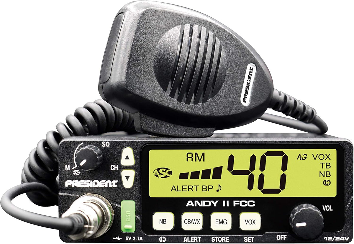 CB Radio with Weather Alert and USB Port A440708