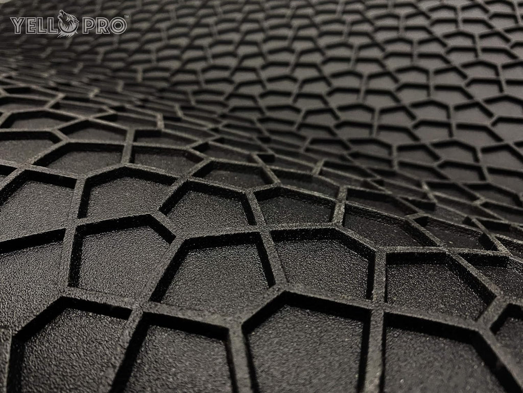 Black Rubber Heavy Duty Cargo Floor Mat Pack of 2 S338969