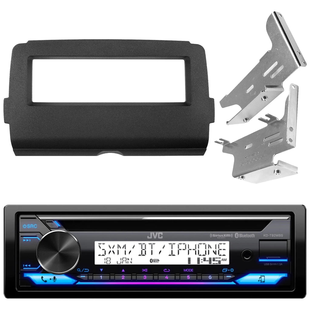 Single DIN Marine Bluetooth USB AM/FM Radio CD Player Stereo Receiver Q19715